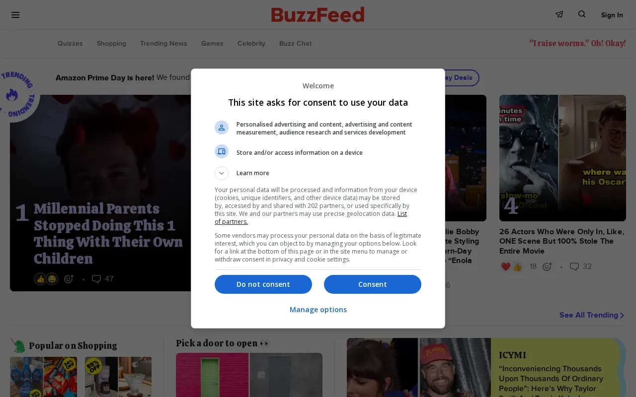 Buzzfeed — preview screenshot