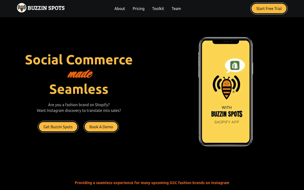 Buzzin Spots — preview screenshot