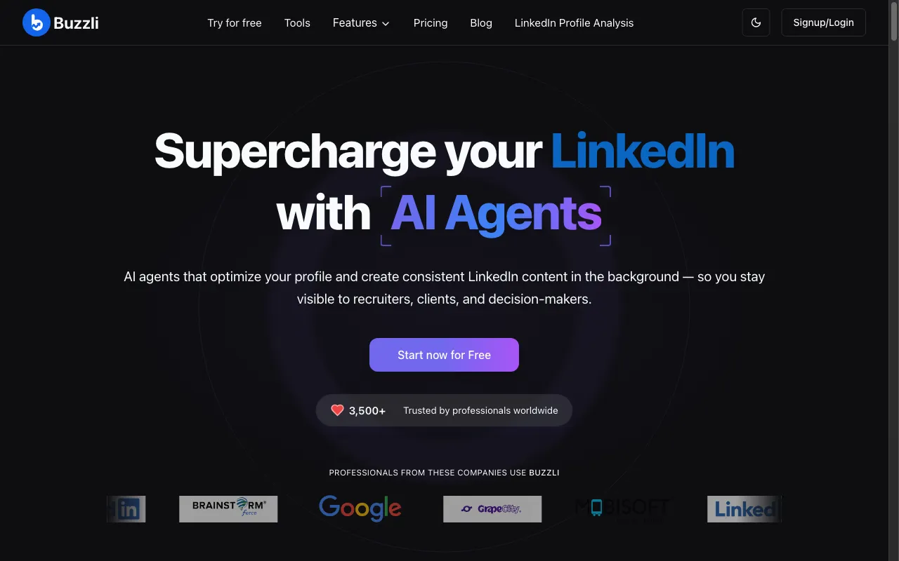 Buzzli — preview screenshot