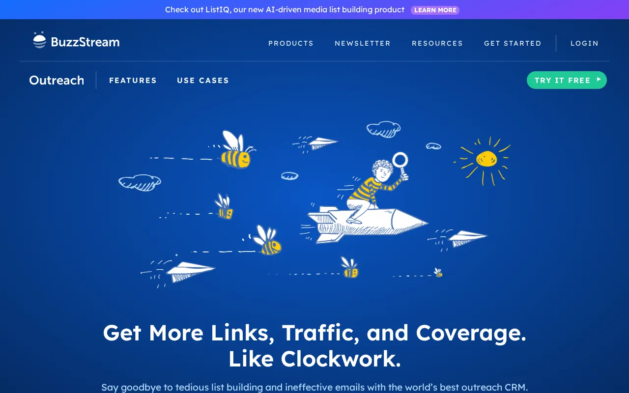 BuzzStream — preview screenshot