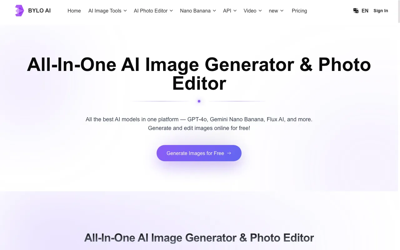Bylo.ai — preview screenshot