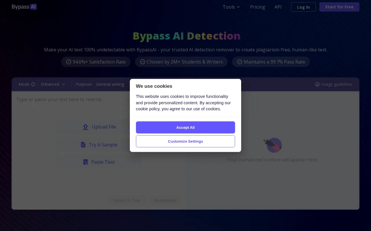 Bypass AI — preview screenshot