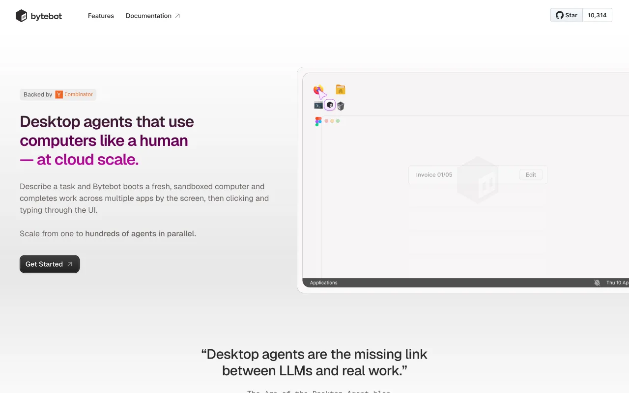 Bytebot — preview screenshot