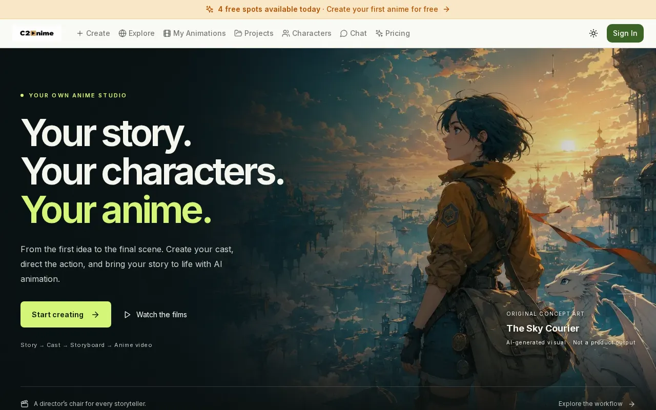 C2Anime — preview screenshot