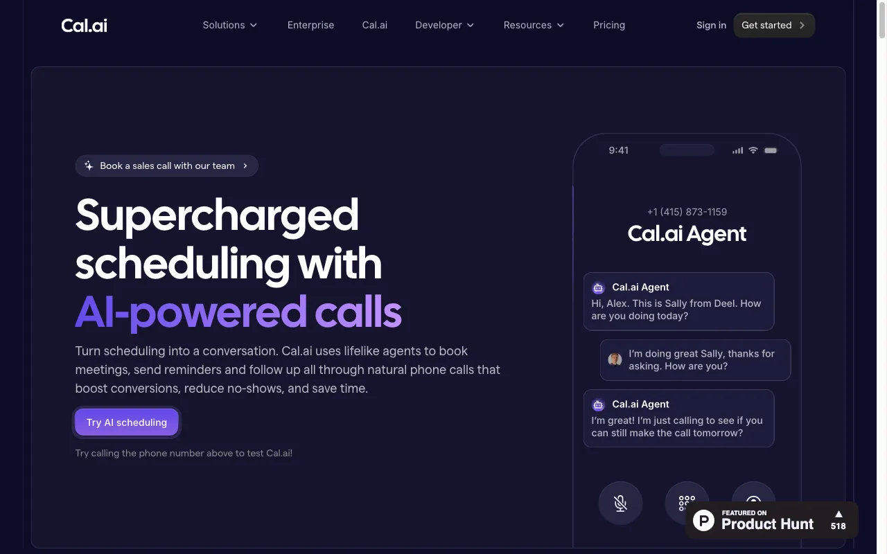 Cal.ai — preview screenshot