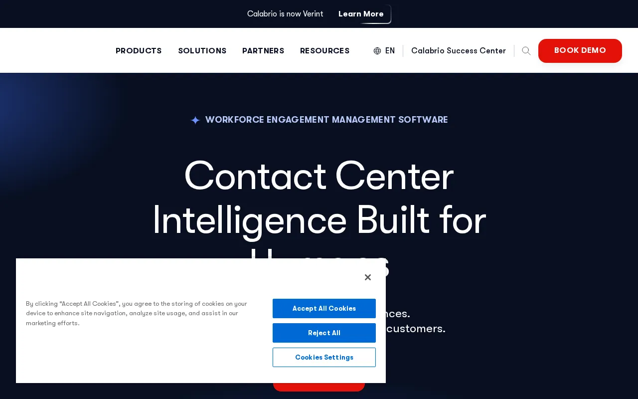 Calabrio ONE — preview screenshot