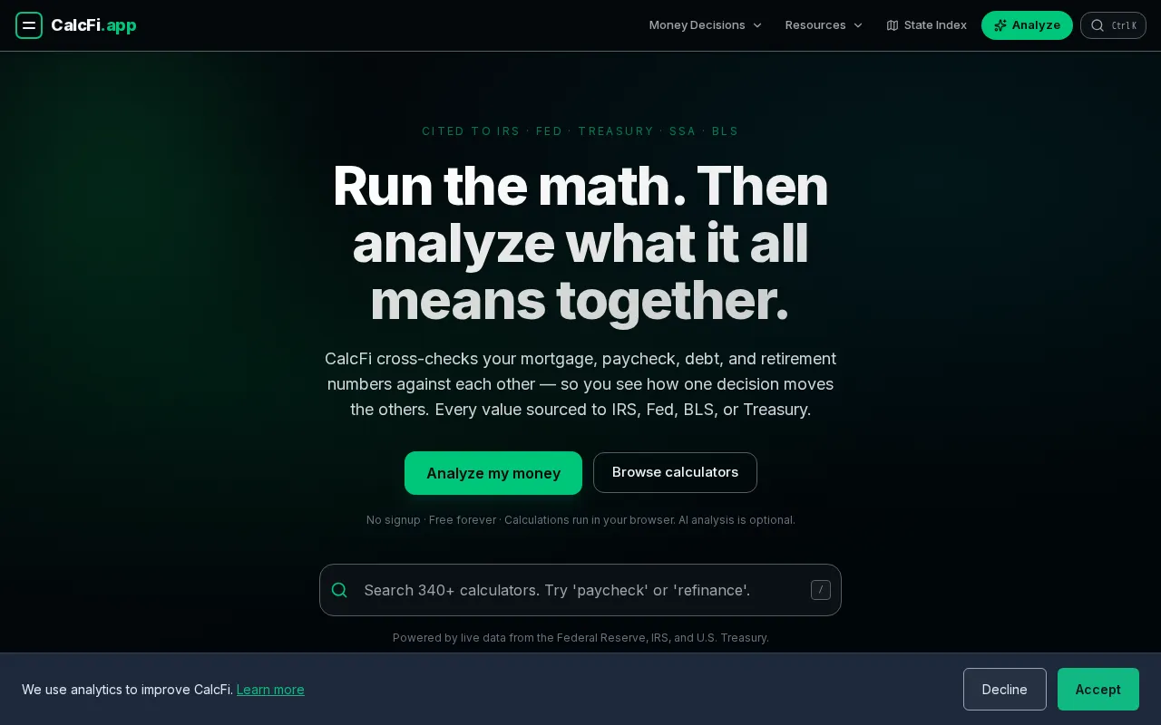 CalcFi — preview screenshot