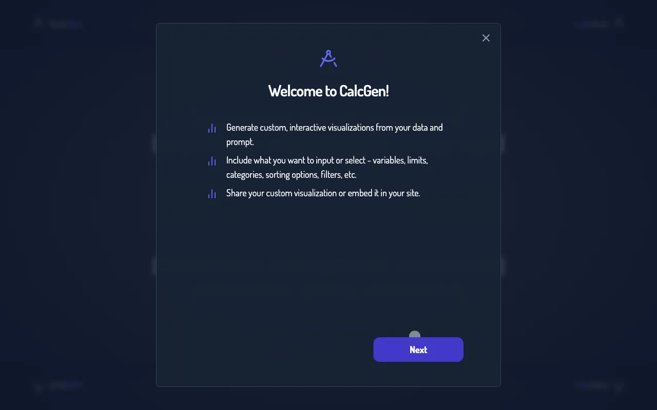 CalcGen AI — preview screenshot