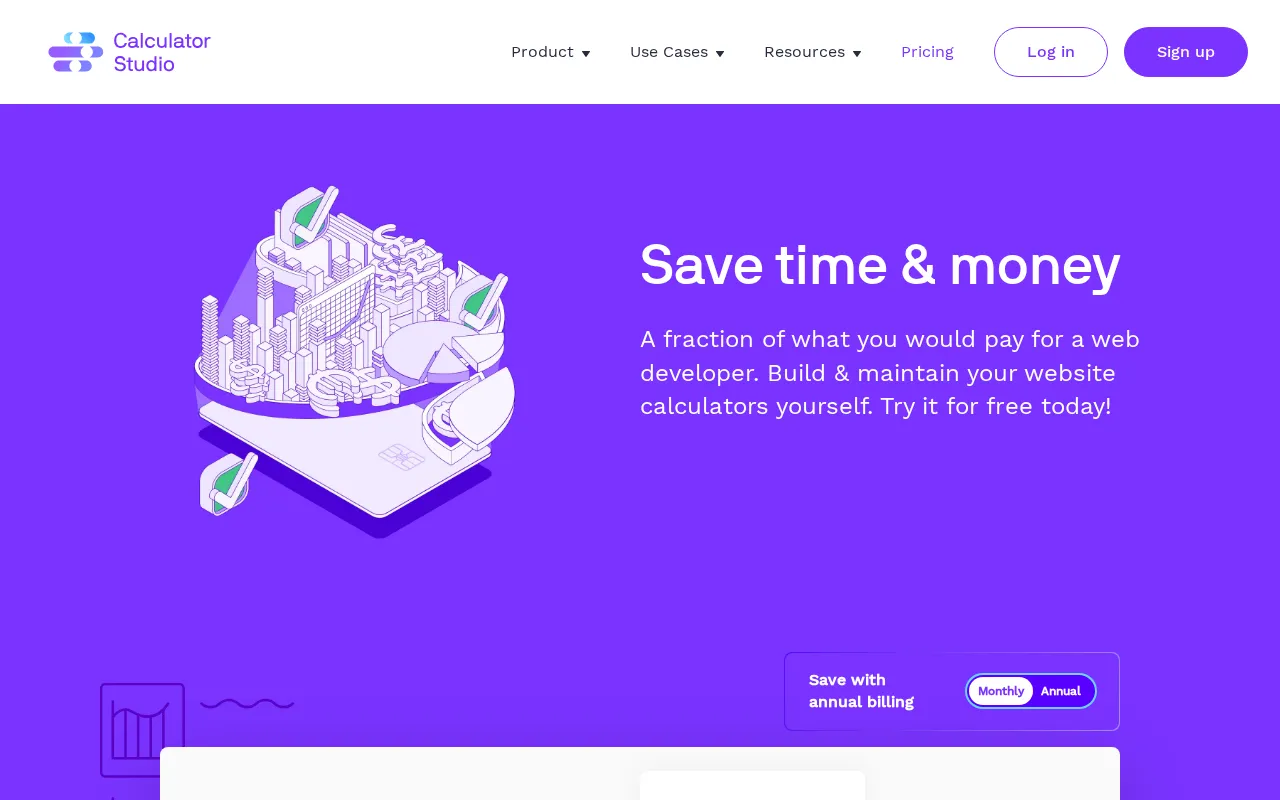 calculatorstudio.co — pricing page