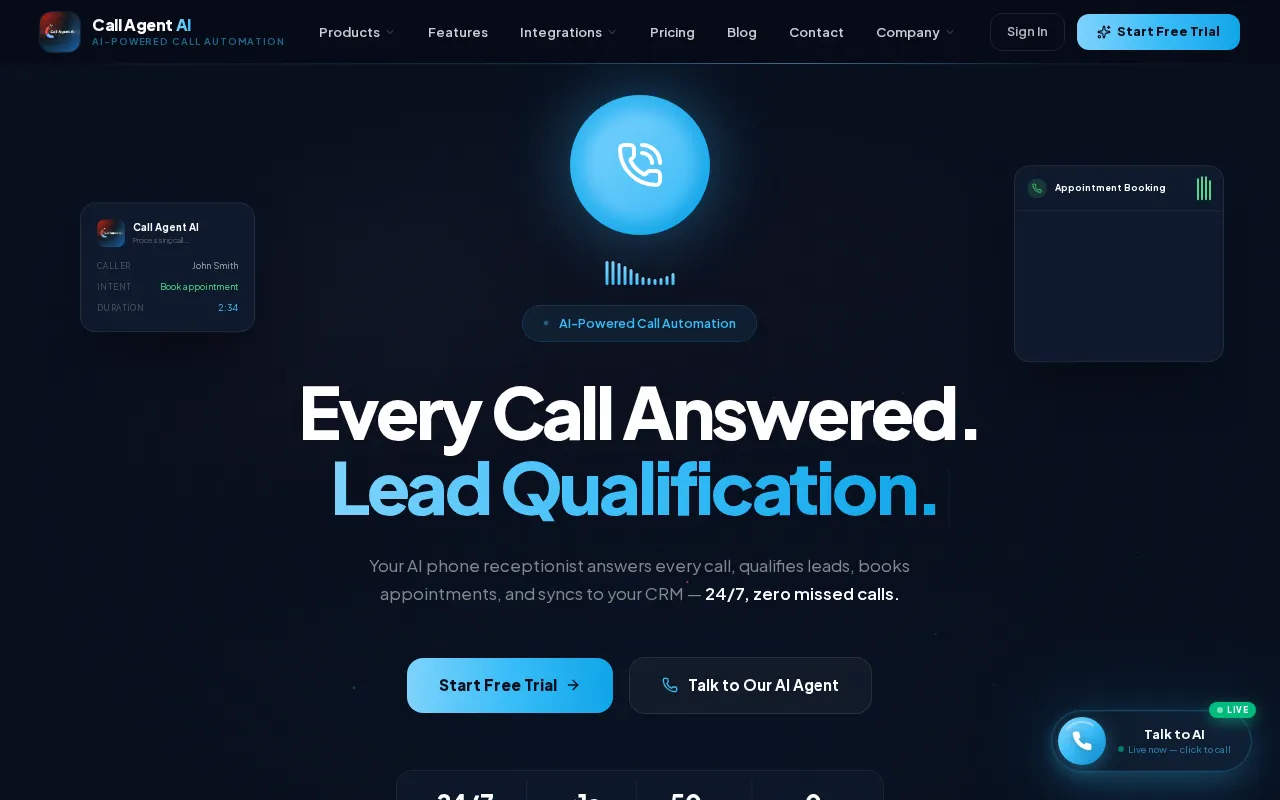 Call Agent AI — preview screenshot