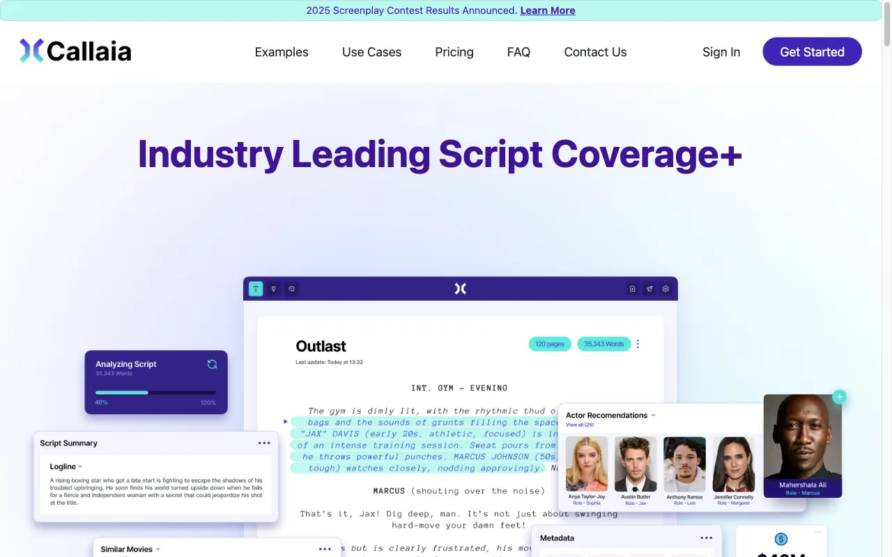 Callaia — preview screenshot