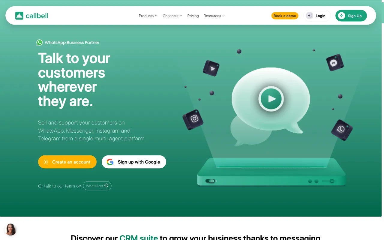 Callbell — preview screenshot