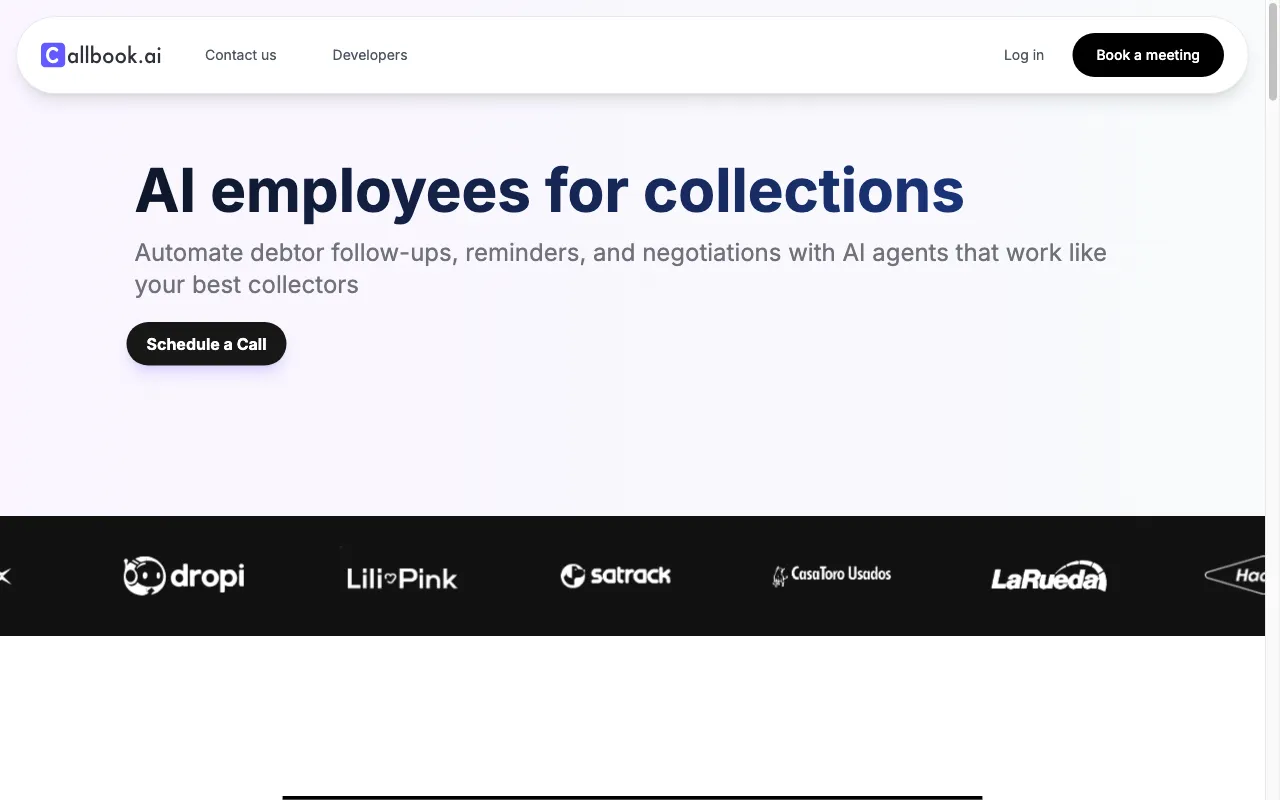 Callbook.ai — preview screenshot