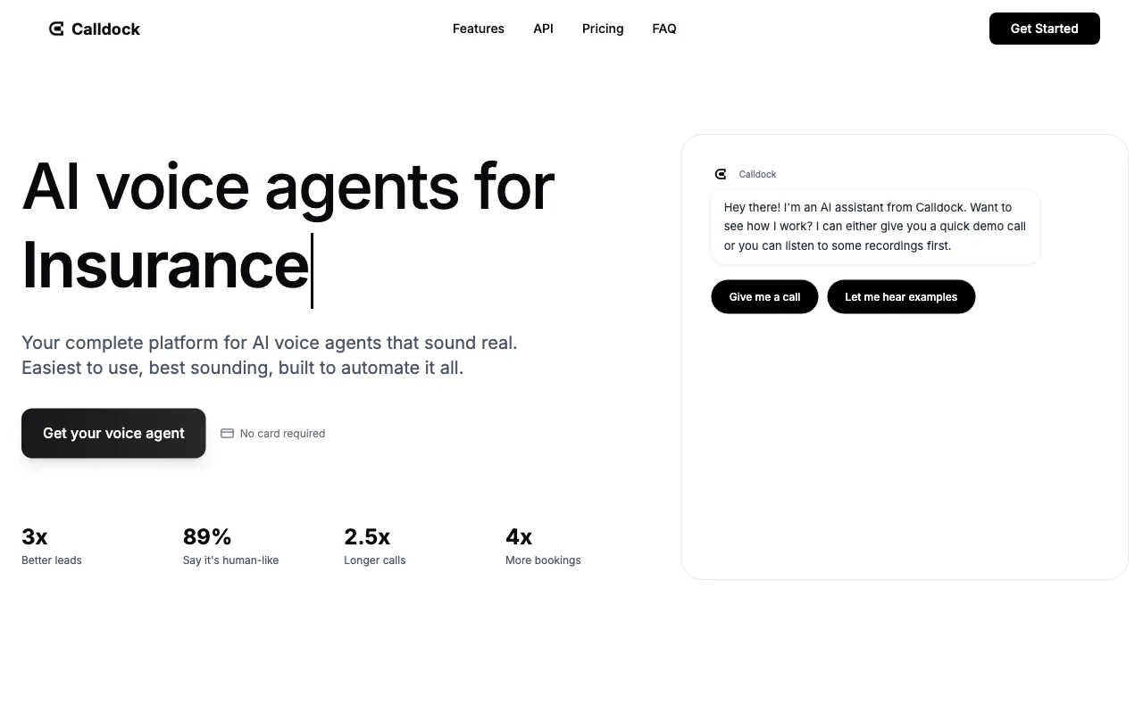 Calldock — preview screenshot