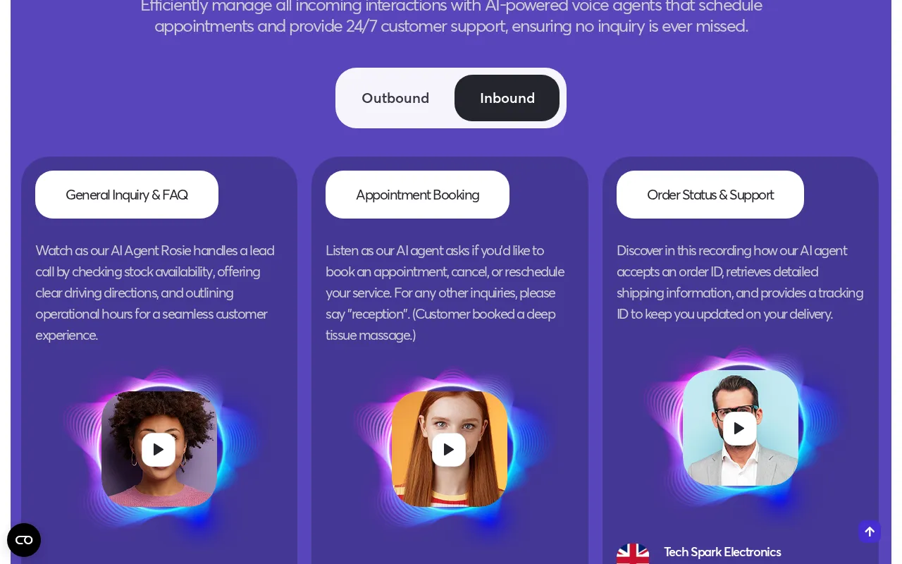 Callfluent ai — pricing page