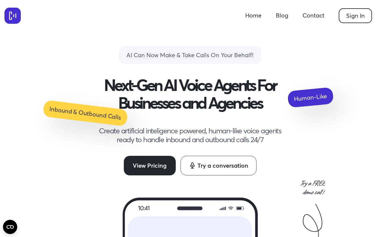 Callfluent ai — preview screenshot