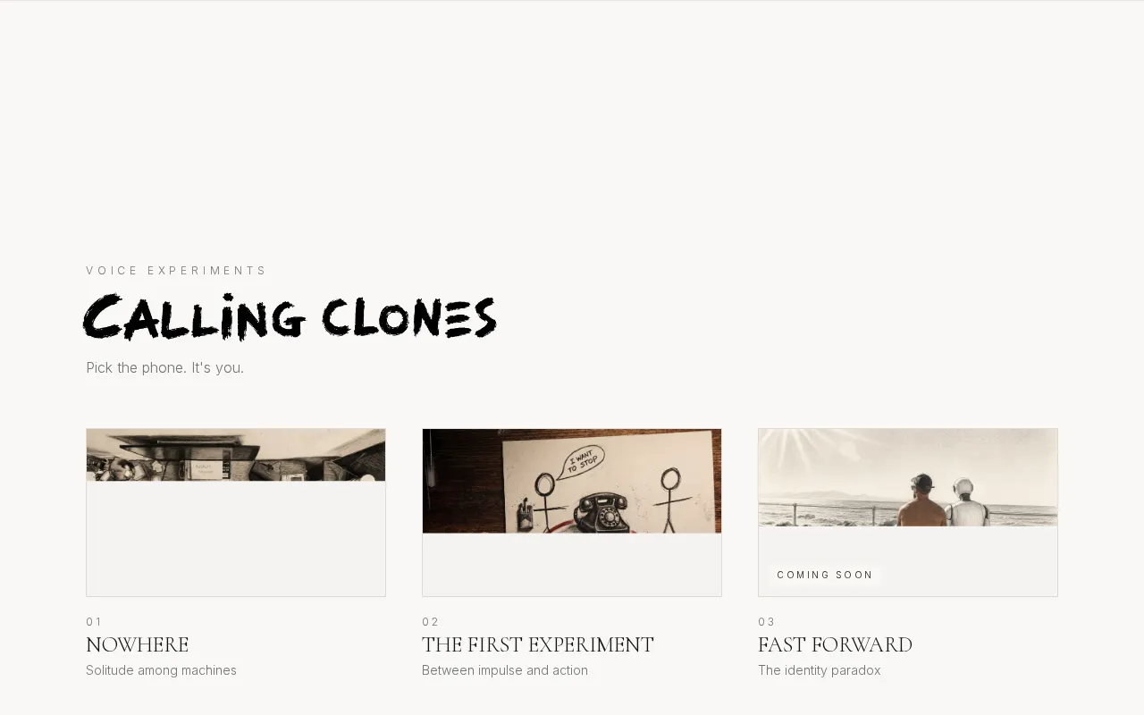 Calling Clones — preview screenshot
