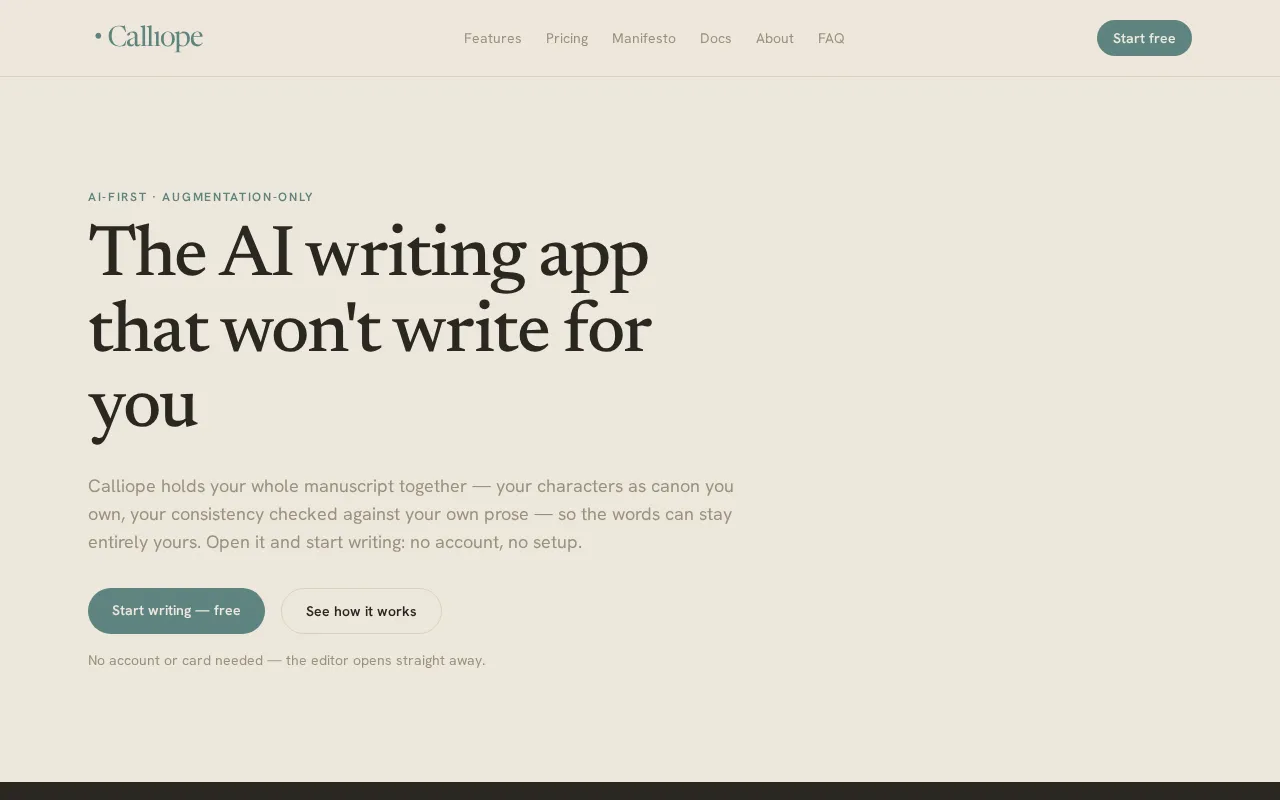 Calliope — preview screenshot