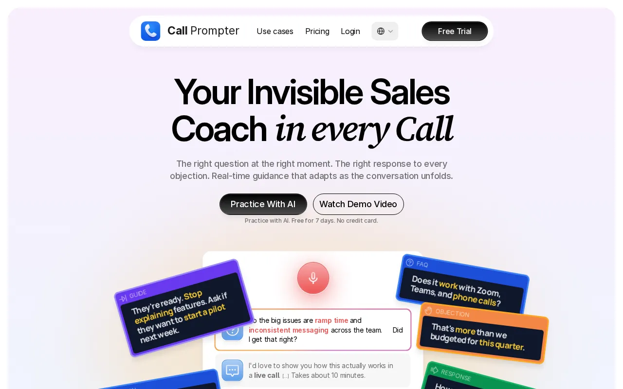 CallPrompter.app — preview screenshot