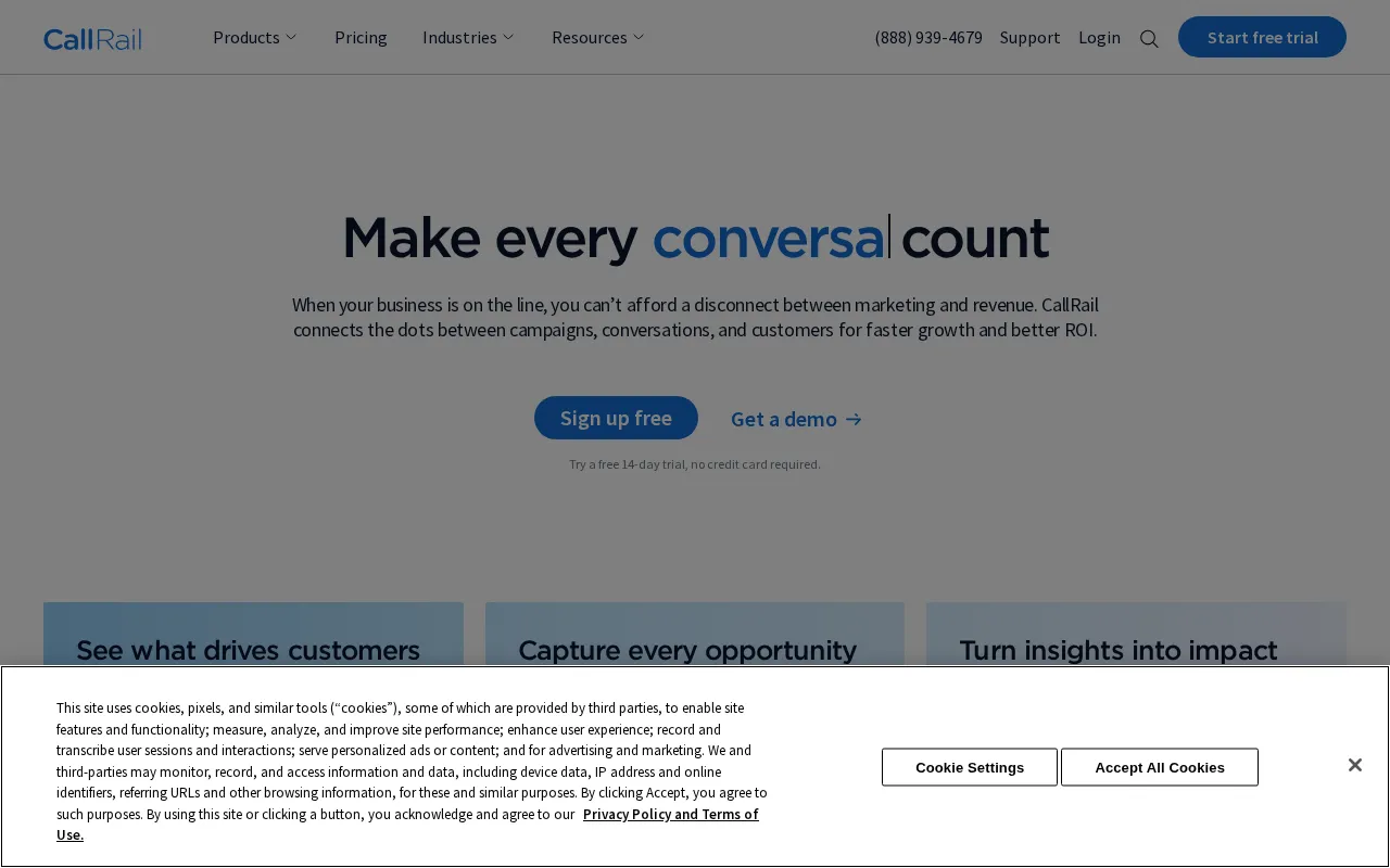 Callrail — preview screenshot