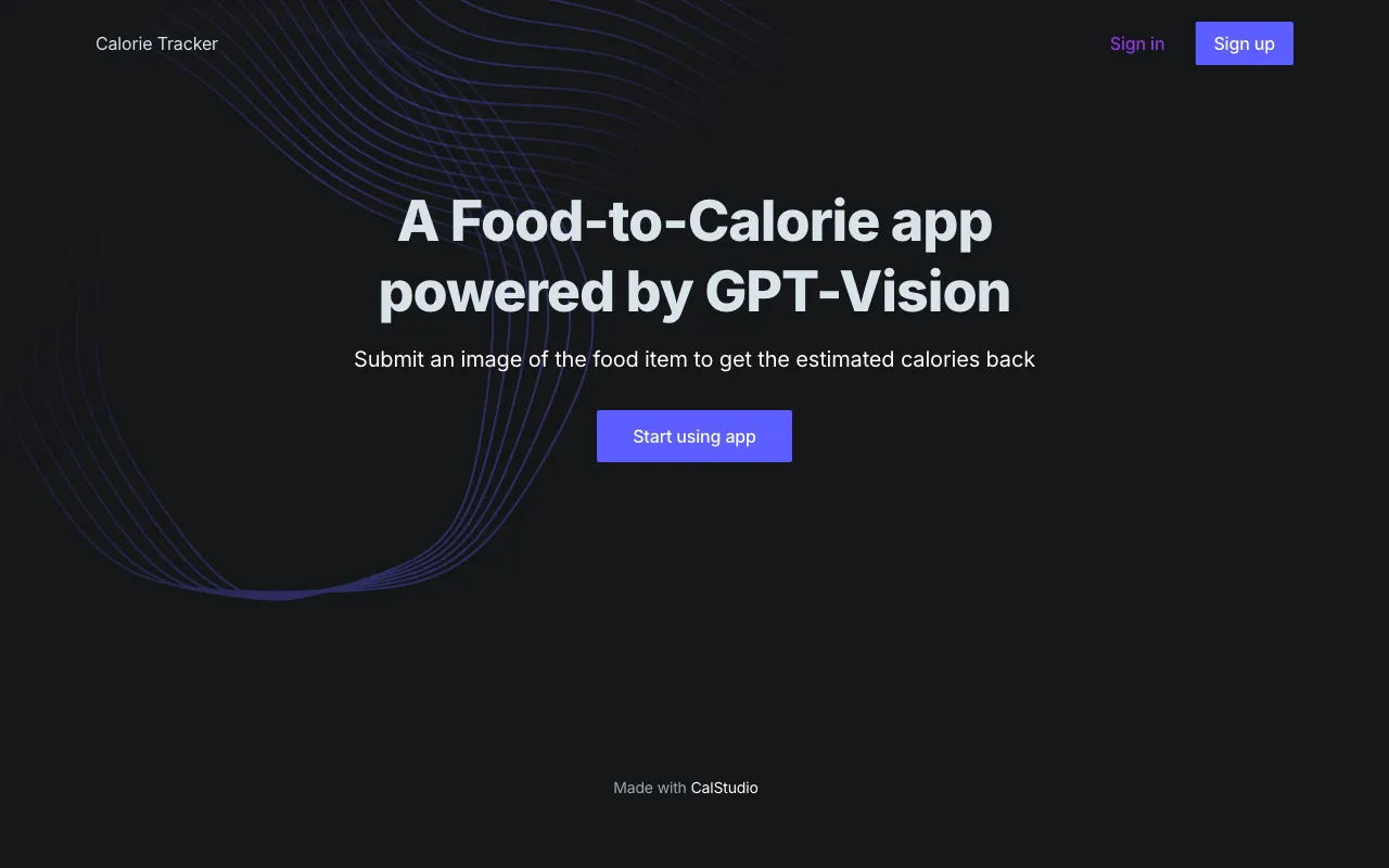 Calorie Tracker — preview screenshot