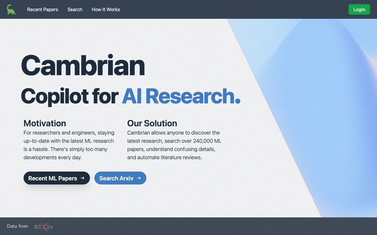 Cambrian — preview screenshot