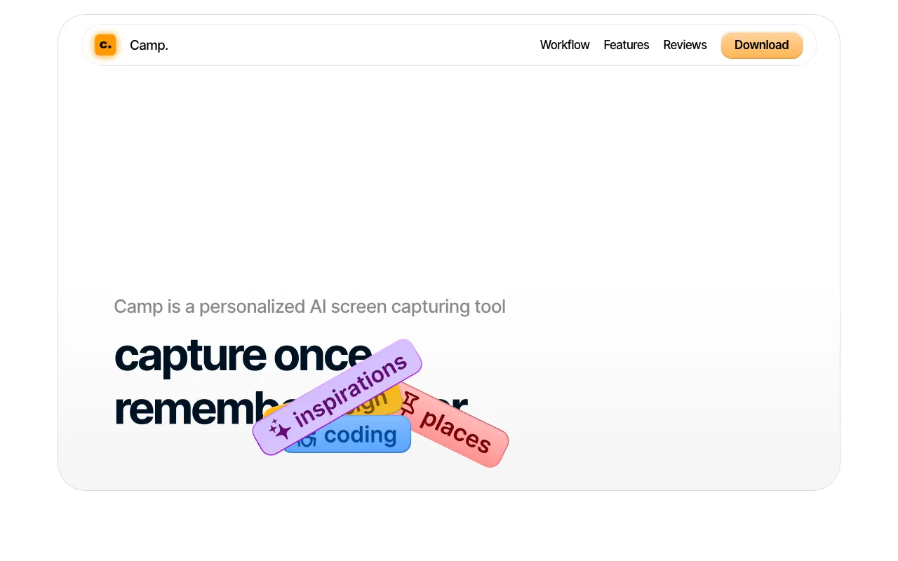 Camp for macOS — preview screenshot