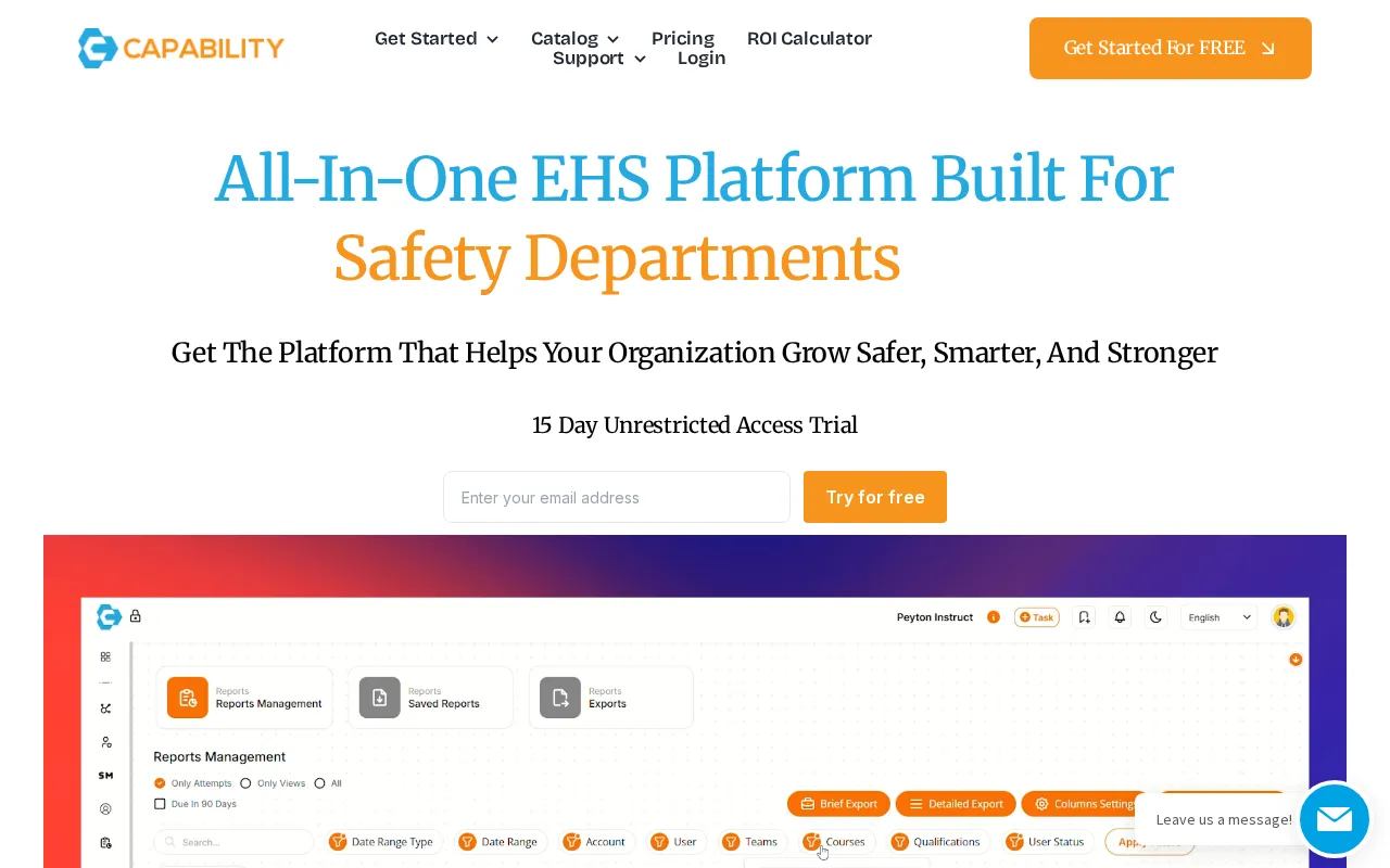Capability - The Answer to Training and Work Management — preview screenshot