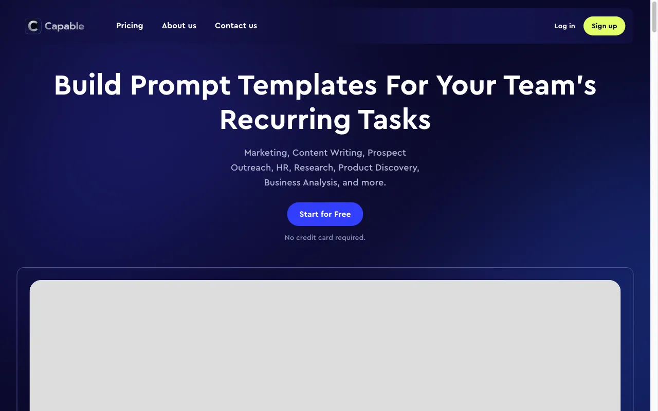 Capable — preview screenshot