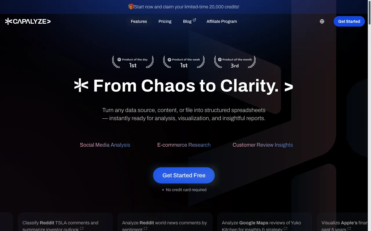 Capalyze — preview screenshot