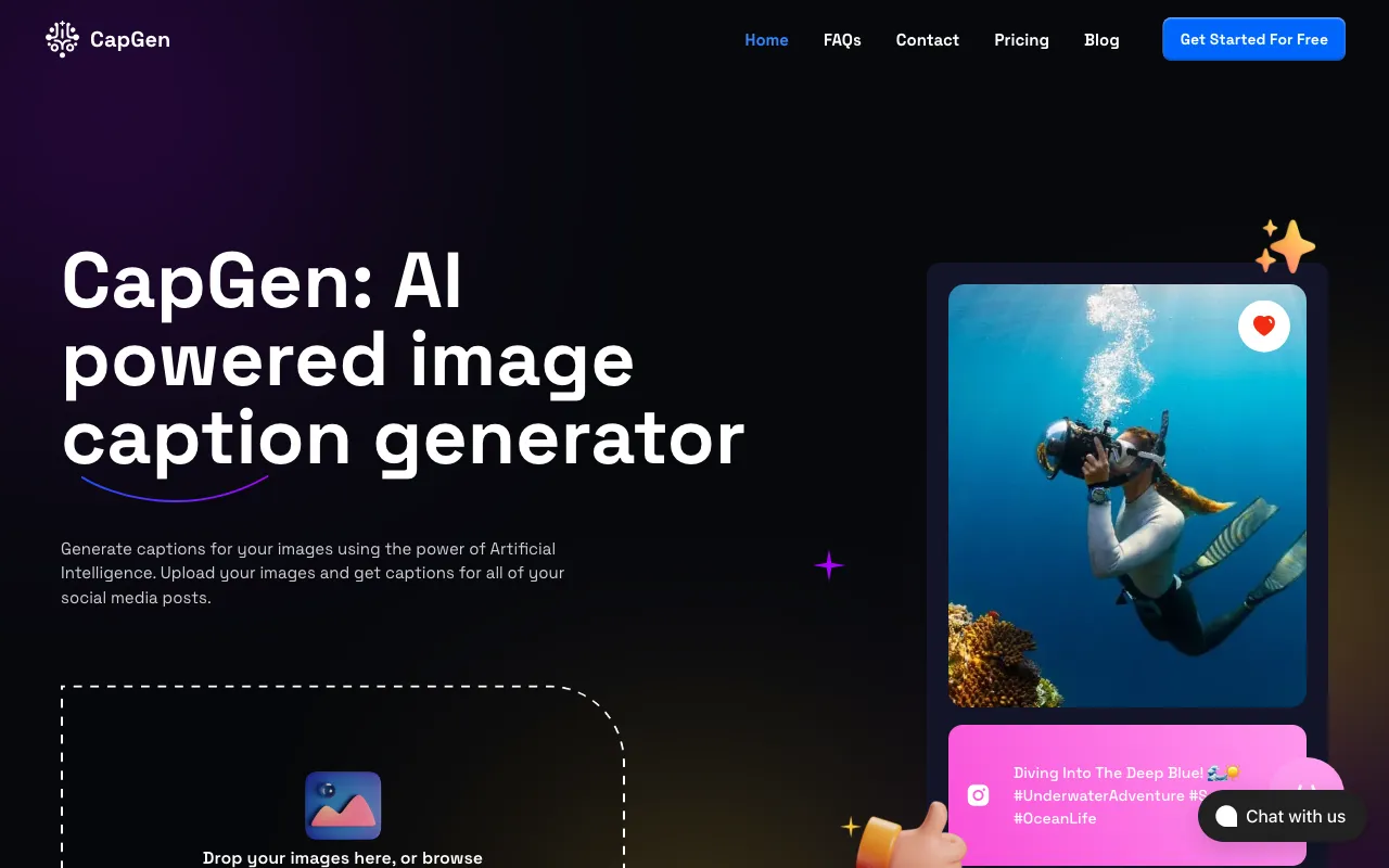 CapGen AI Captions for Instagram — preview screenshot
