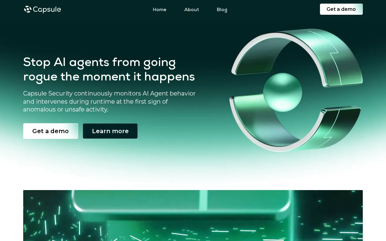 Capsule Security — preview screenshot
