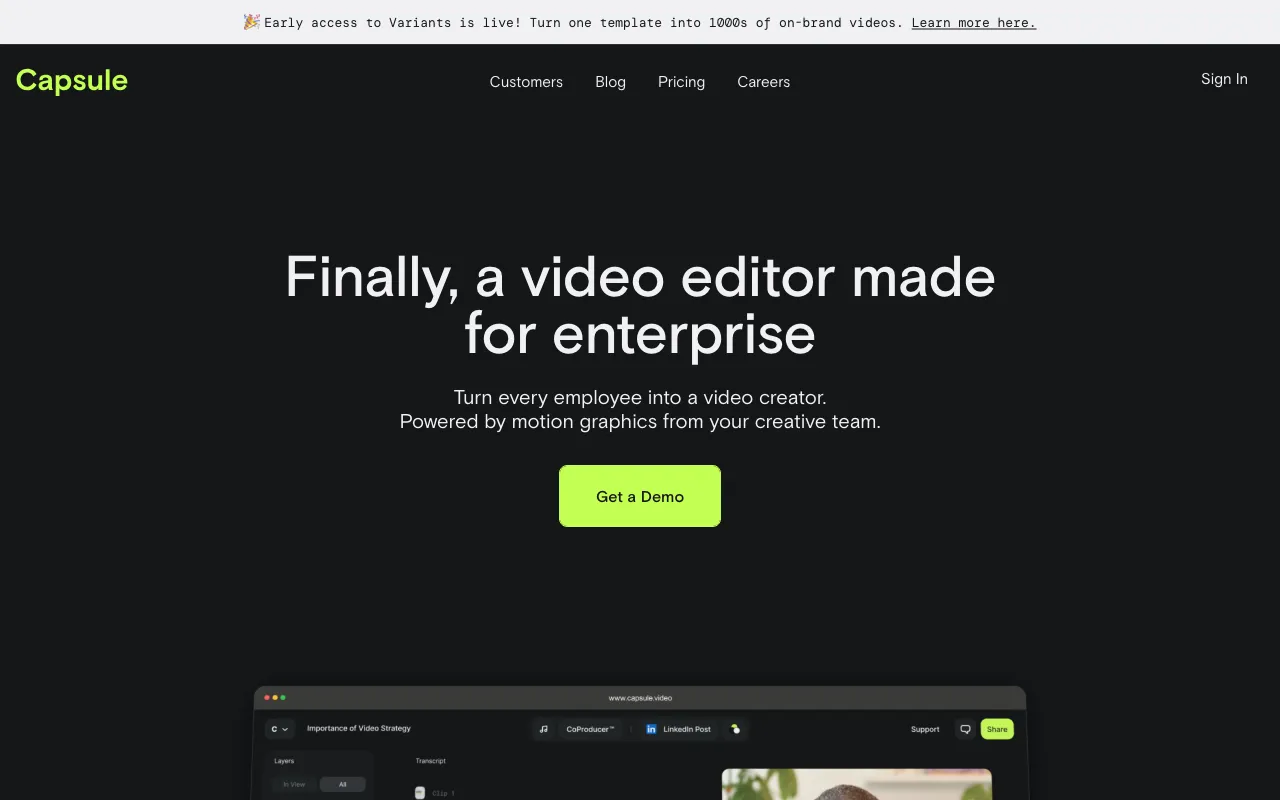 Capsule — preview screenshot