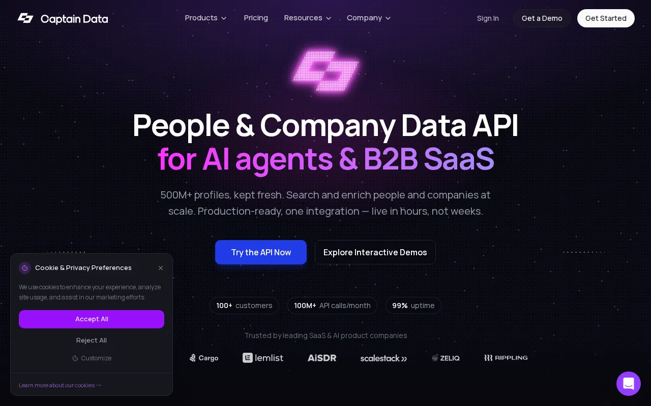 Captain Data — preview screenshot