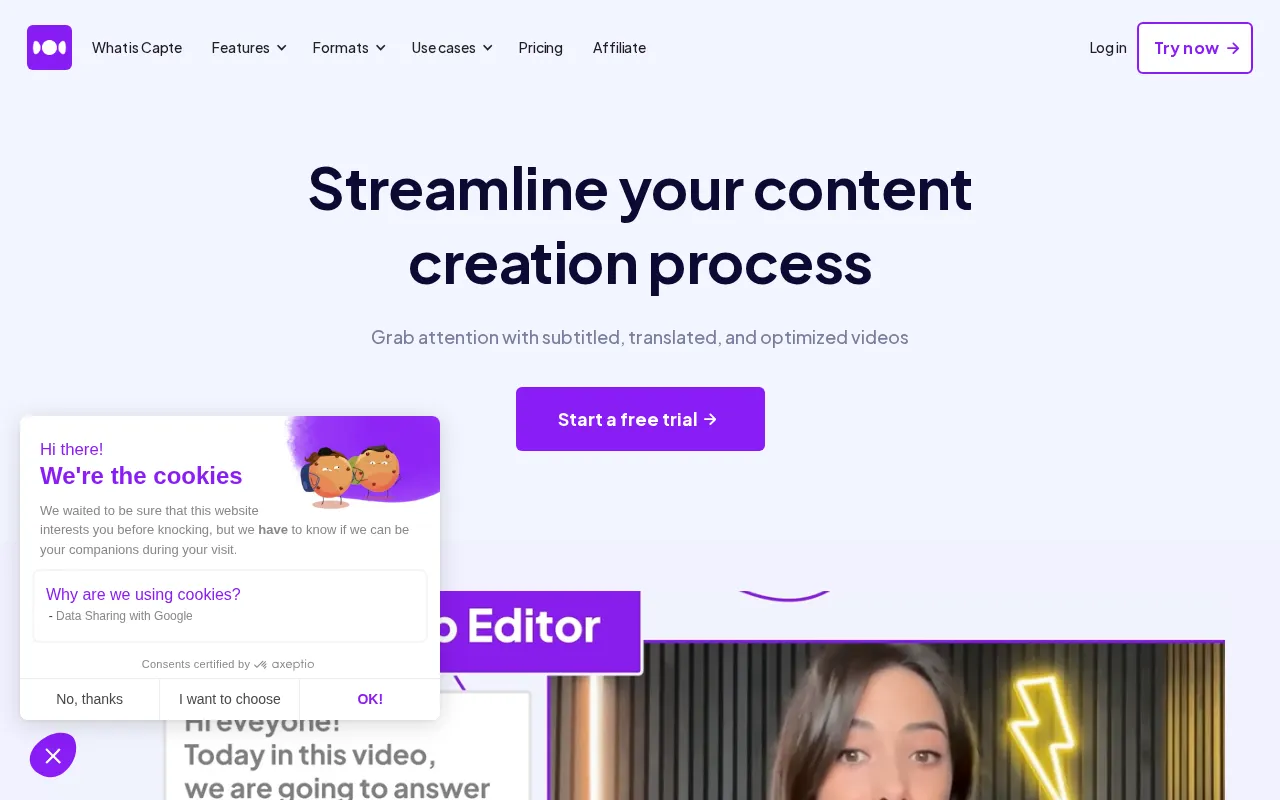 Capte — preview screenshot