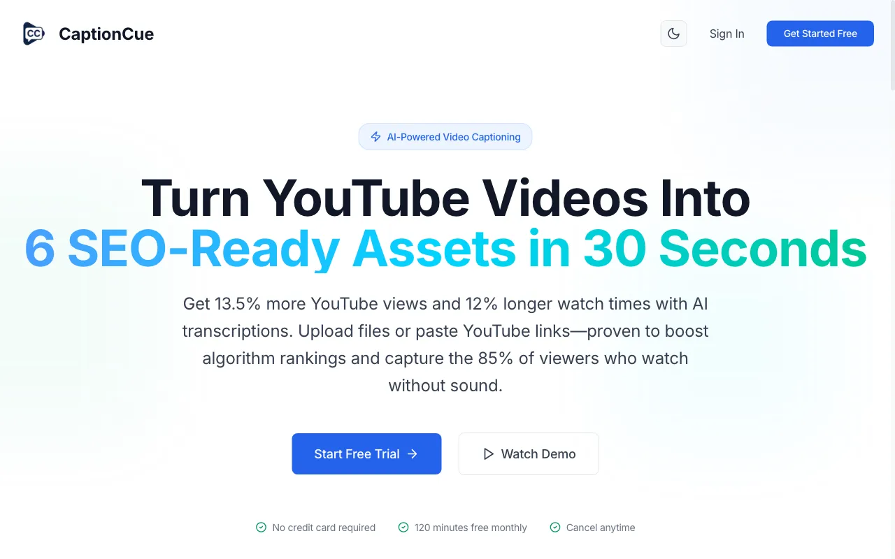 CaptionCue — preview screenshot