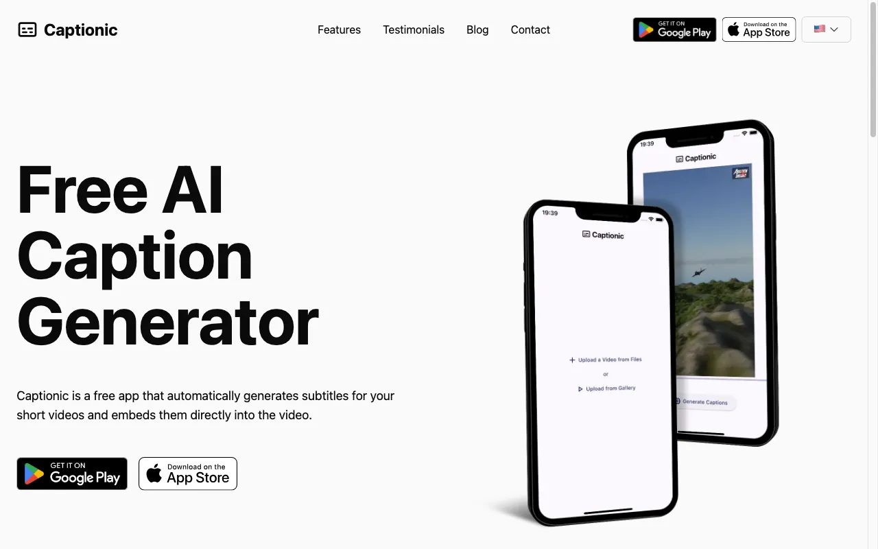 Captionic — preview screenshot