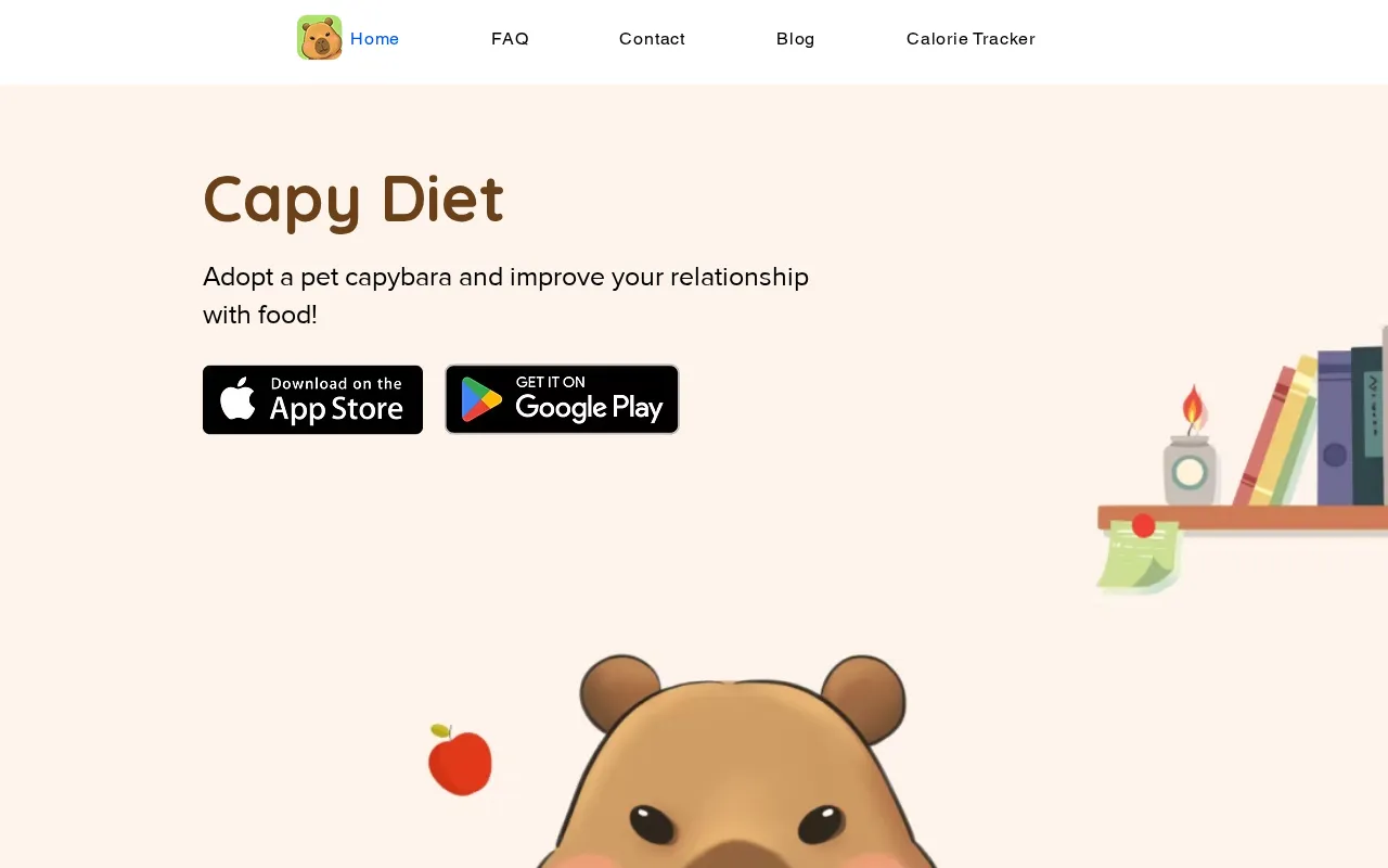 CapyDiet — preview screenshot