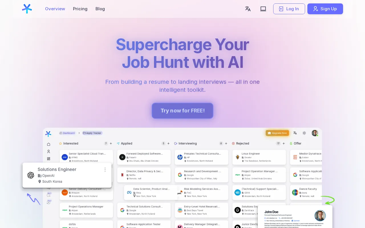 CareerBoom AI — preview screenshot