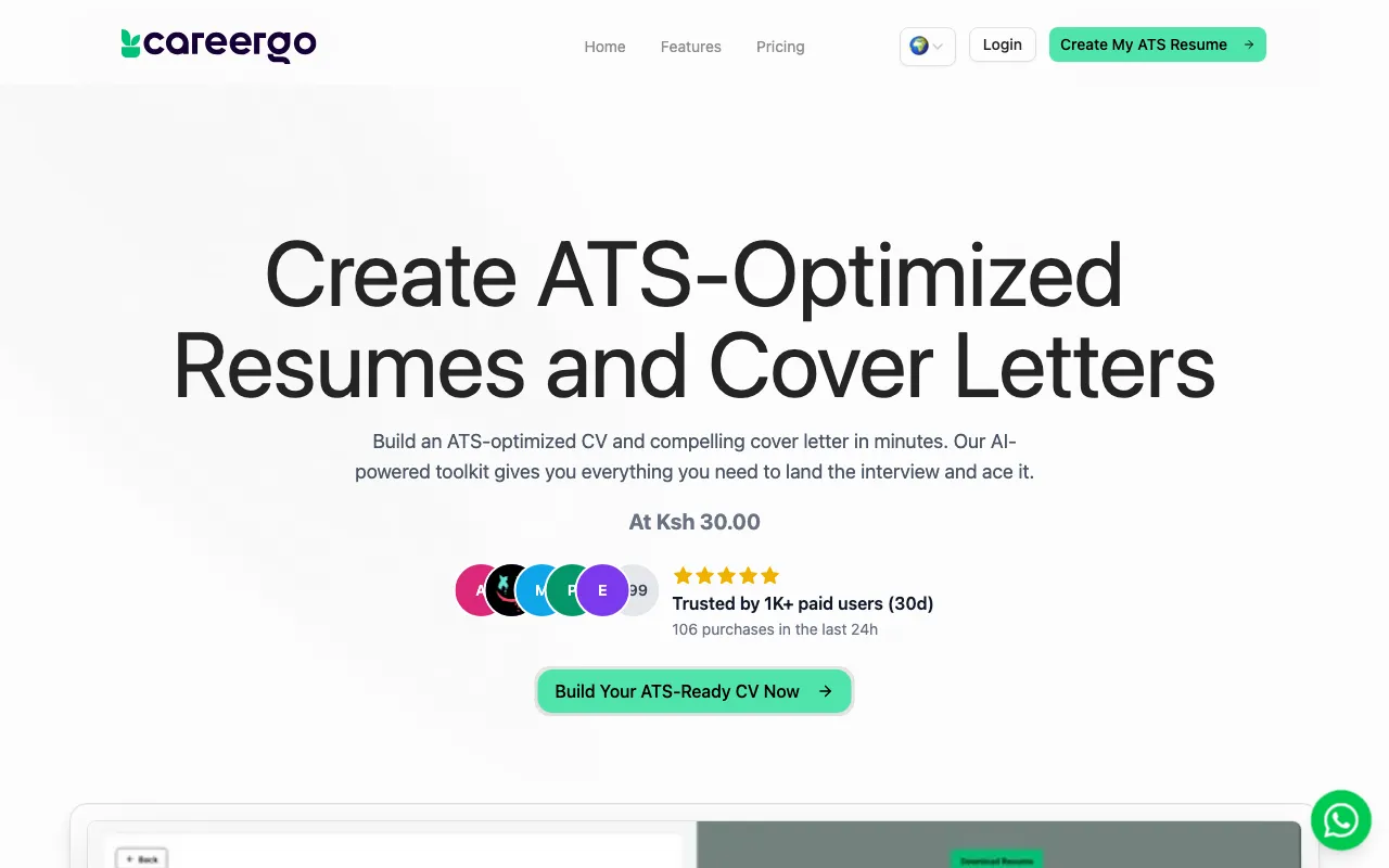 Careergo — preview screenshot