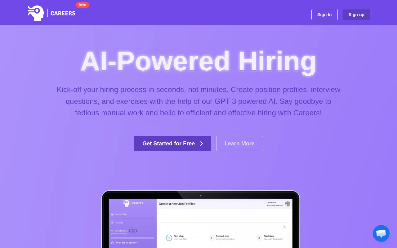 Careers AI — preview screenshot