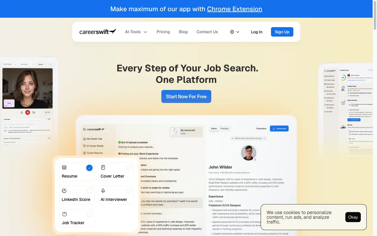 CareerSwift — preview screenshot