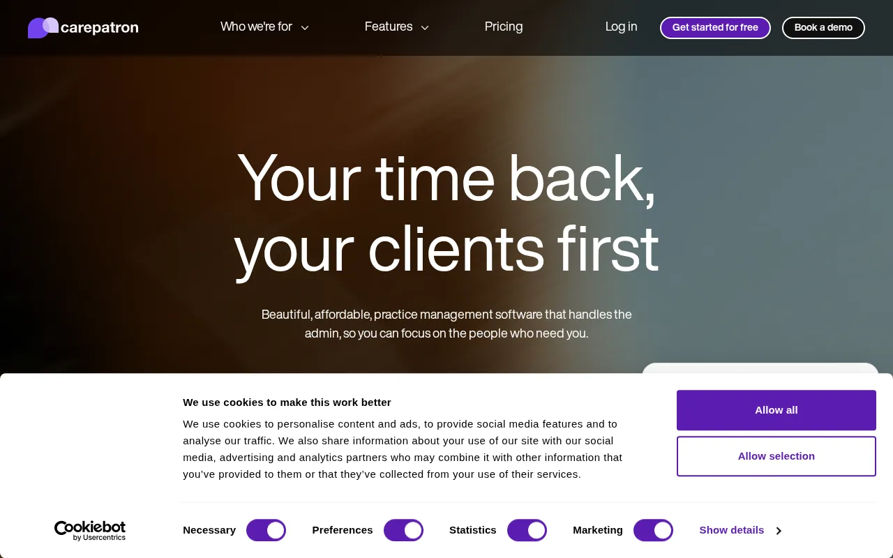 Carepatron — preview screenshot