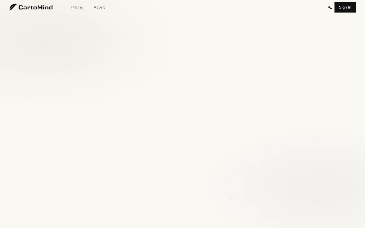 CartoMind — preview screenshot