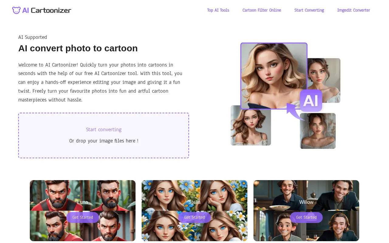 Cartoonizer — preview screenshot