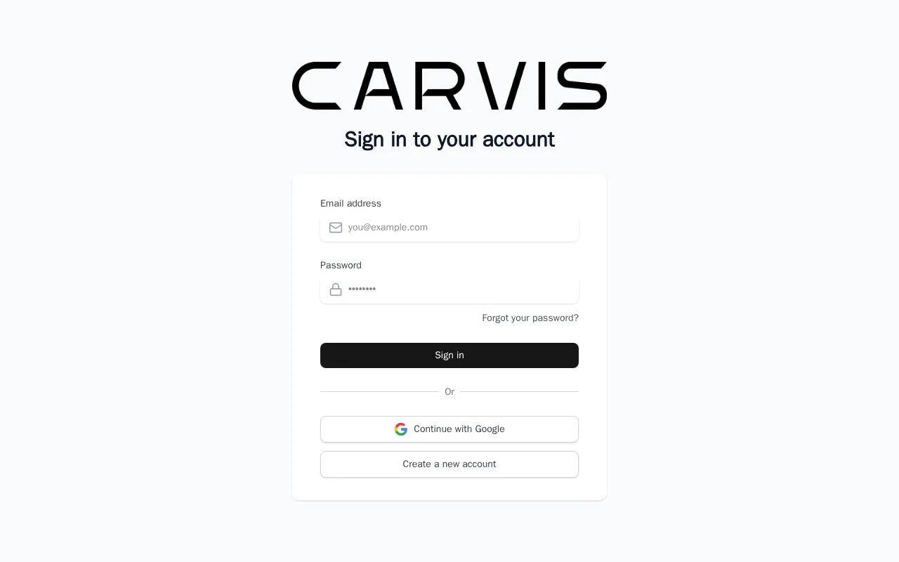Carvis.AI — preview screenshot