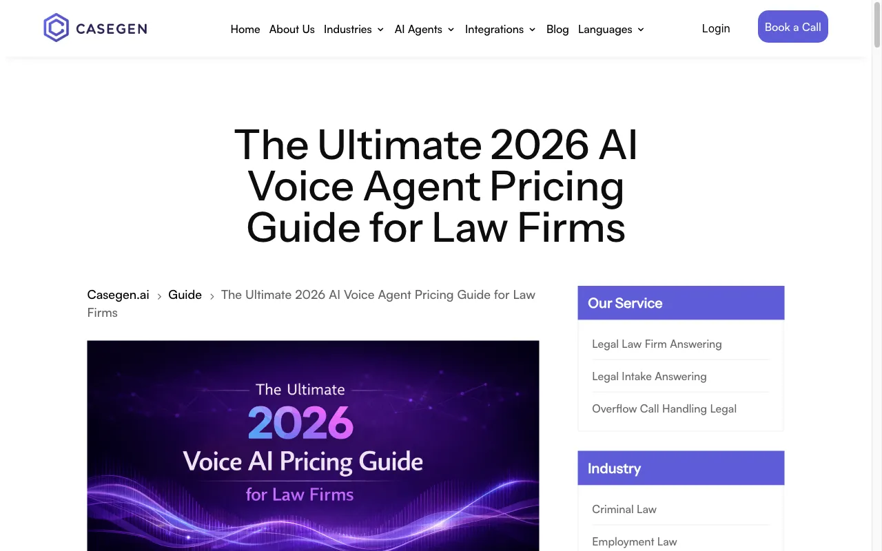 CaseGen.ai — pricing page