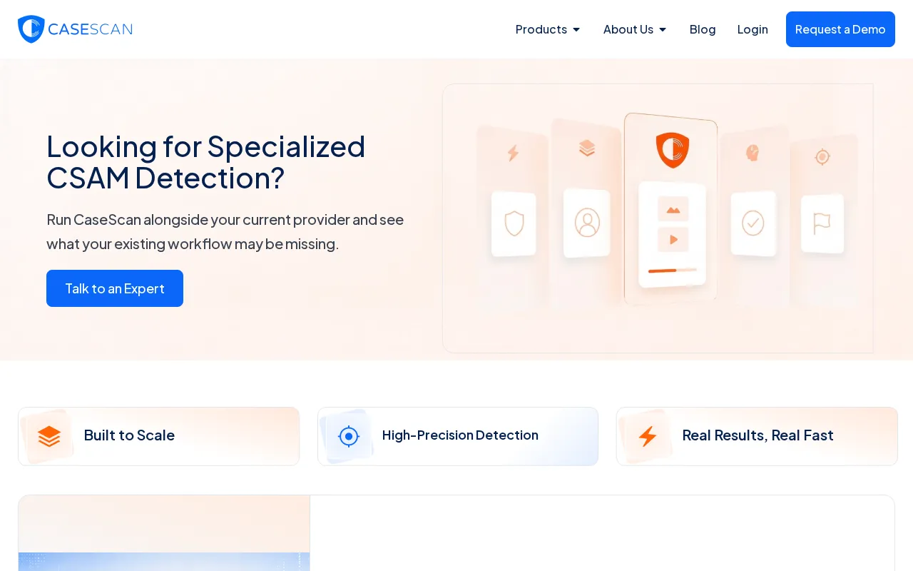 CaseScan — preview screenshot