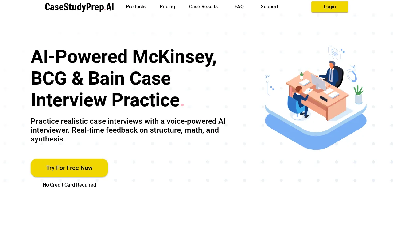 CaseStudyPrep — preview screenshot