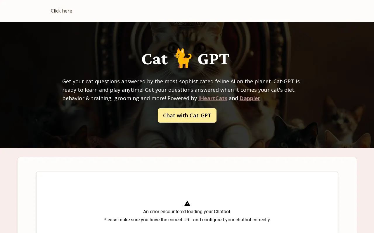 Cat GPT — preview screenshot